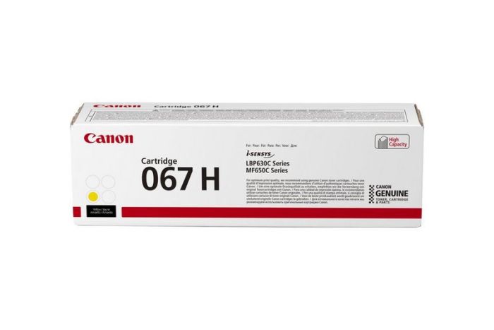 Canon 067HY High Capacity Yellow Toner Cartridge (5103C002)