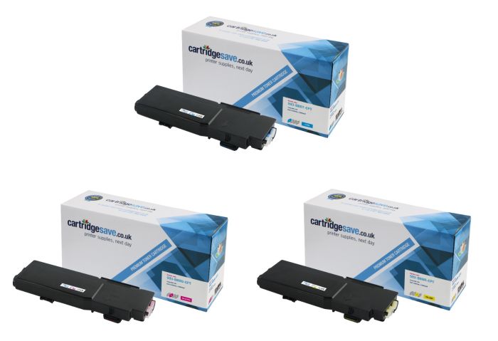 Compatible Dell 593-BBB High Capacity 3 Colour Toner Cartridge Multipack