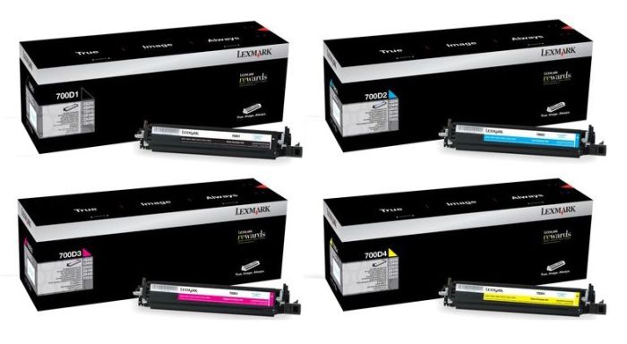 Lexmark 70C0D 4 Colour Developer Unit Multipack