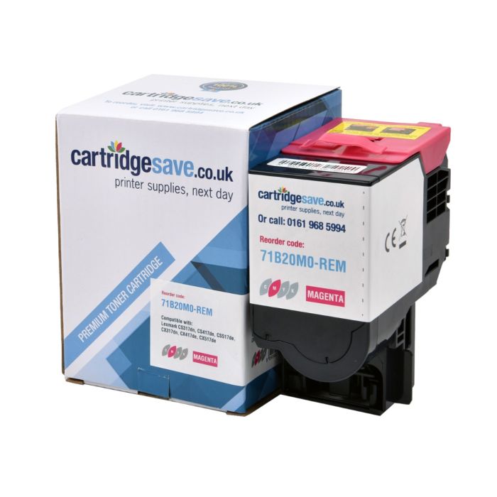 Compatible Lexmark 71B20 Magenta Toner Cartridge - (71B20M0)