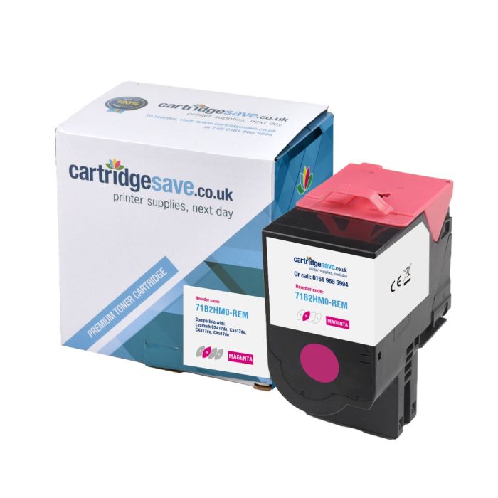 Compatible Lexmark 71B2H Magenta Toner Cartridge - (71B2HM0)