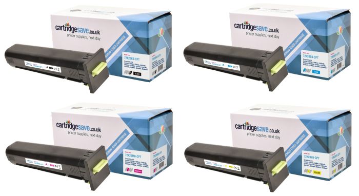 Compatible Lexmark 72K20 4 Colour Toner Cartridge Multipack