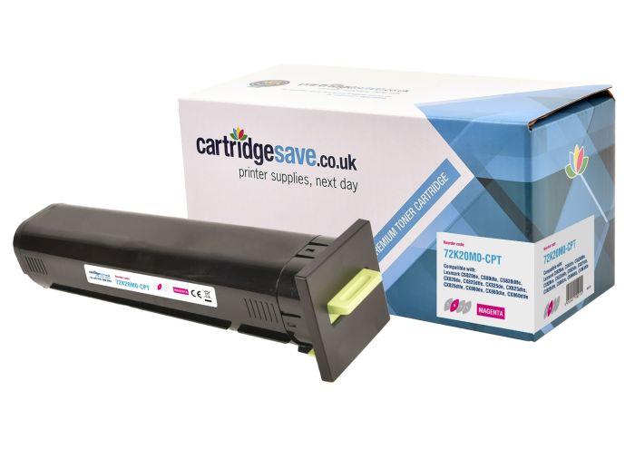 Compatible Lexmark 72K20M0 Magenta Toner Cartridge