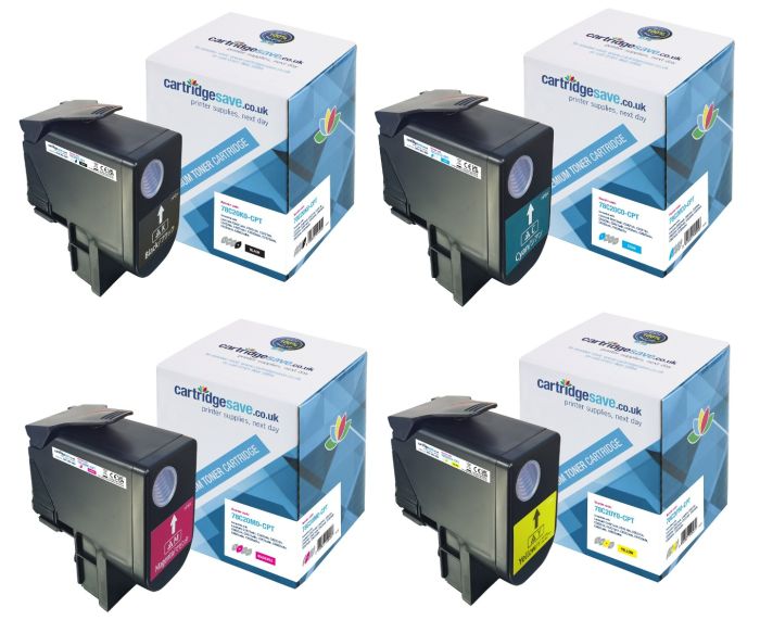 Compatible Lexmark 78C20 4 Colour Toner Cartridge Multipack