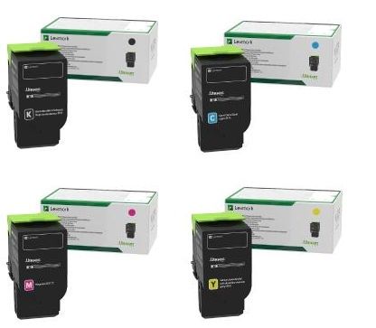 Lexmark 78C2X Extra High Capacity 4 Colour Return Program Toner Cartridge Multipack