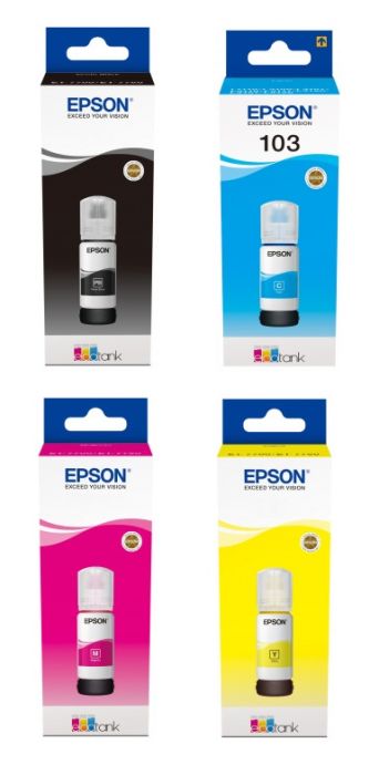 Epson 103 4 Colour Ink Bottle Multipack