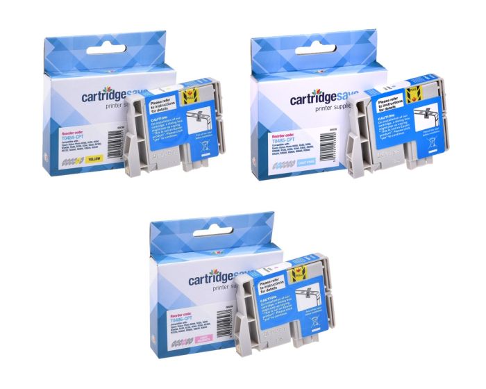 Compatible Epson T048B Multipack 3-Colour Ink Cartridge - (C13T048B40 Seahorse)