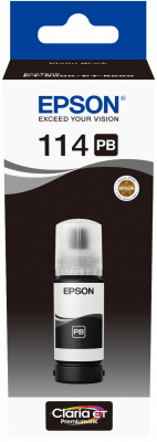 Epson 114 Photo Black Ink Bottle - (C13T07B140)