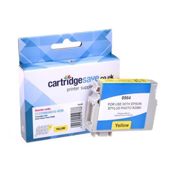 Compatible Epson T0964 Yellow Ink Cartridge - (C13T096440 Husky)