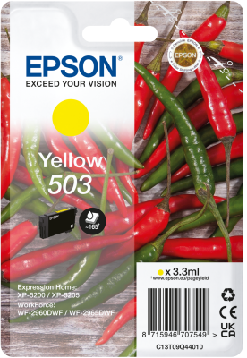 Epson 503 Yellow Ink Cartridge - (C13T09Q44010 Chilli)