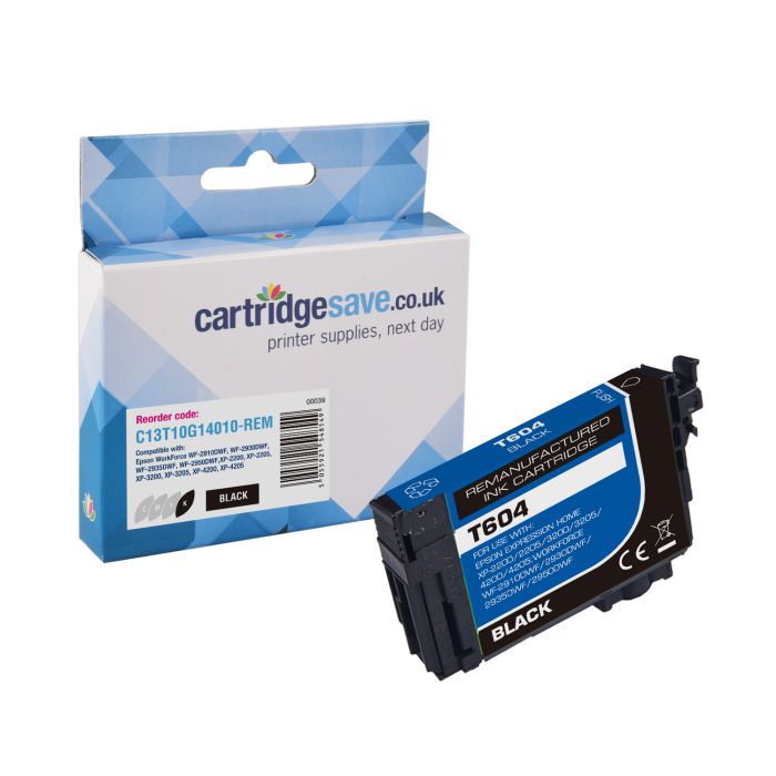 Compatible Epson 604 Black Ink Cartridge - (C13T10G14010)