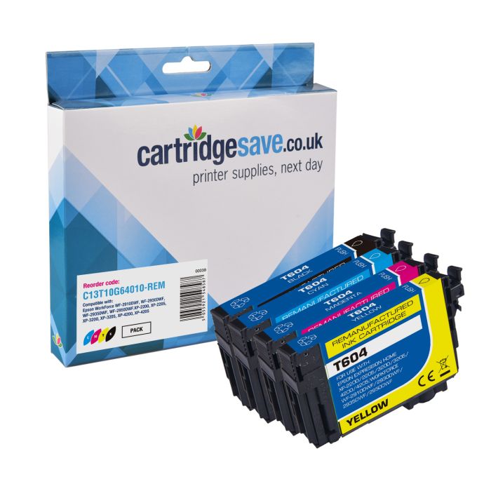 Compatible Epson 604 4 Colour Ink Cartridge Multipack - (C13T10G64010 Pineapple)