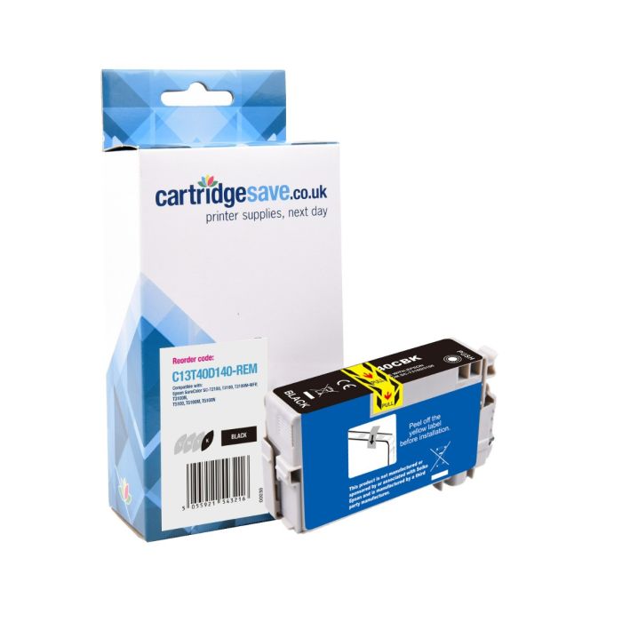 Compatible Epson T40D Black Ink Cartridge - (C13T40D140)