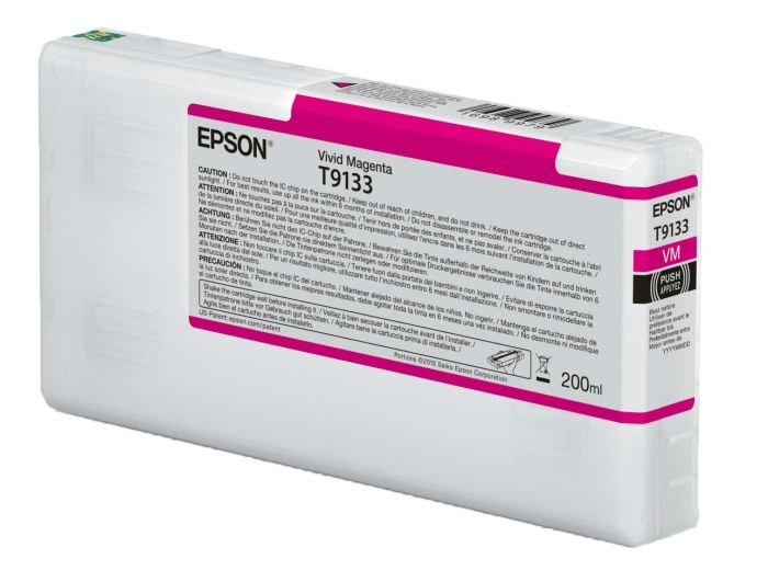 Epson T9133 Vivid Magenta Ink Cartridge - (C13T913300)