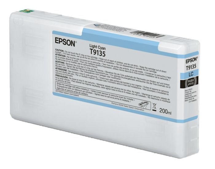 Epson T9135 Light Cyan Ink Cartridge - (C13T913500)