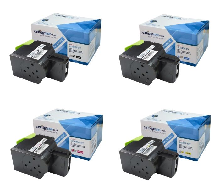 Compatible C232H Lexmark High Capacity 4 Colour Toner Cartridge Multipack