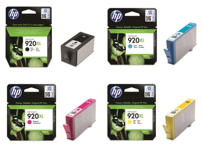 HP 920XL High Capacity 4 Colour Ink Cartridge Multipack (C2N92AE)