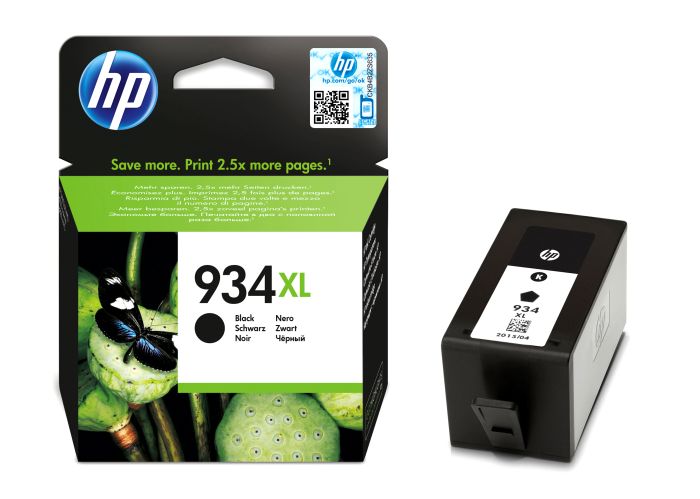 HP 934XL High Capacity Black Ink Cartridge - (C2P23AE)