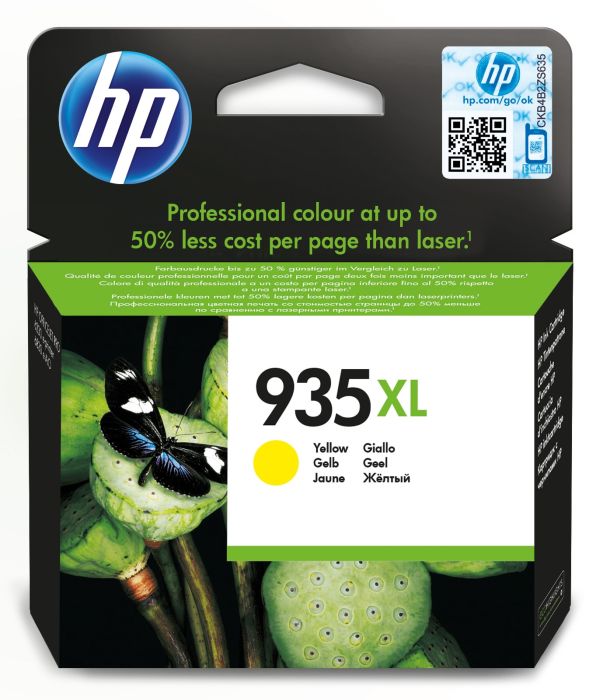 HP 935XL High Capacity Yellow Ink Cartridge - (C2P26AE)