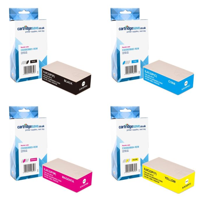 Compatible Epson C33S02060 4 Colour Ink Cartridge Multipack