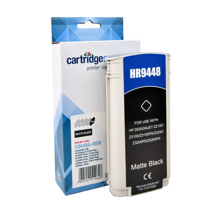 Compatible HP 70 Matte Black Ink Cartridge - (C9448A)