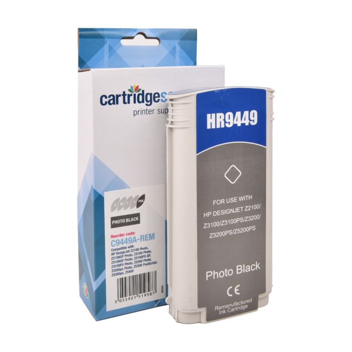 Compatible HP 70 Photo Black Ink Cartridge - (C9449A)