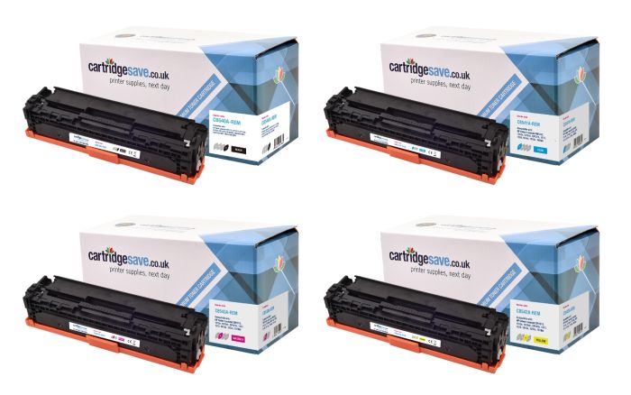 Compatible HP 125A 4 Colour Toner Cartridge Multipack