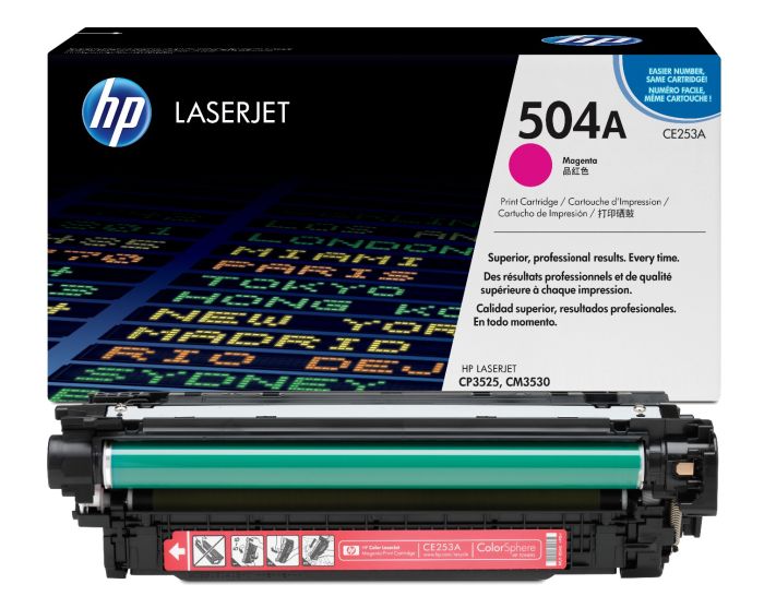 HP 504A Magenta Toner Cartridge - (CE253A)