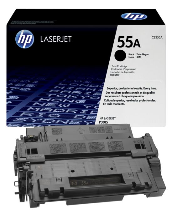 HP 55A Black Toner Cartridge - (CE255A)