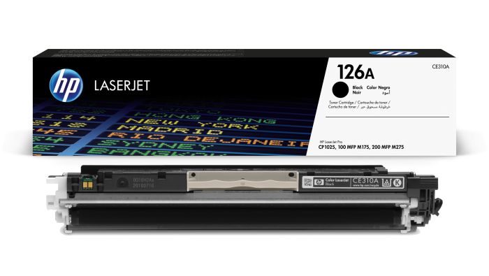 HP 126A Black Toner Cartridge - (CE310A)