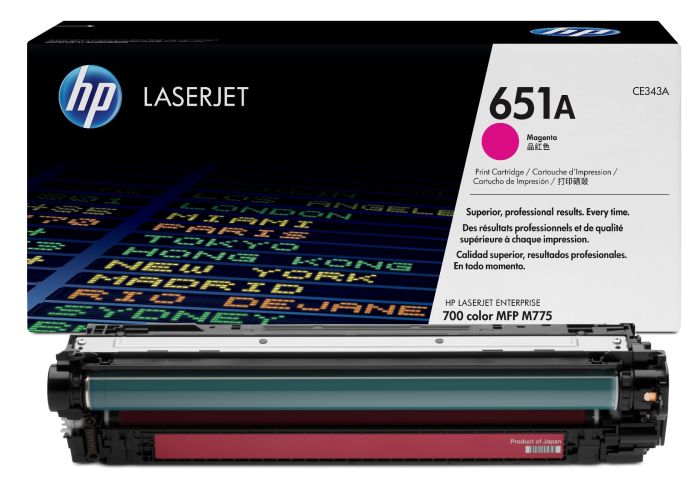 HP 651A Magenta Toner Cartridge - (CE343A)