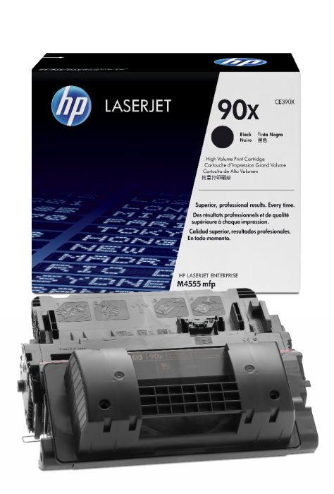 HP 90X High Capacity Black Toner Cartridge - (CE390X)