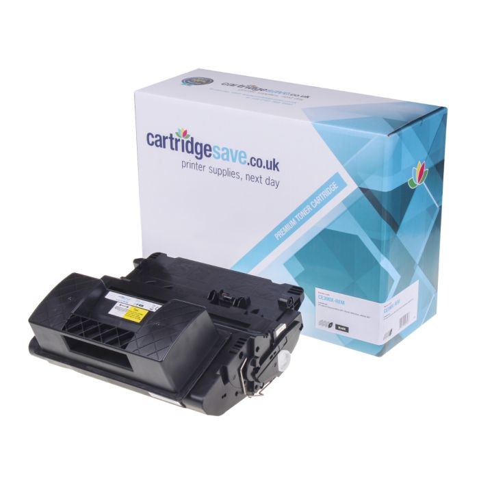 Compatible HP 90X High Capacity Black Toner Cartridge - (CE390X)