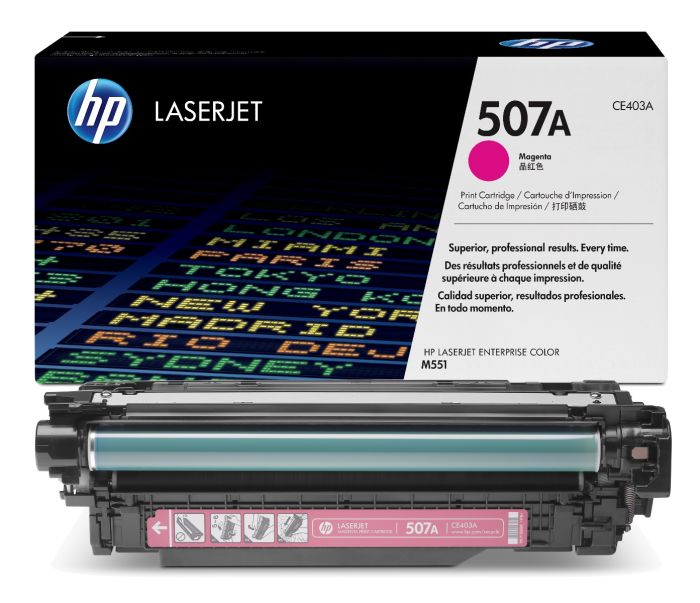 HP 507A Magenta Toner Cartridge - (CE403A)