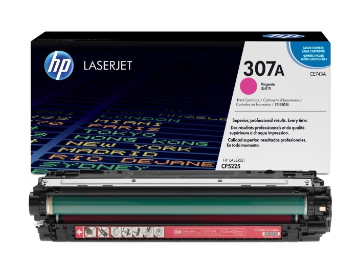 HP 307A Magenta Toner Cartridge - CE743A