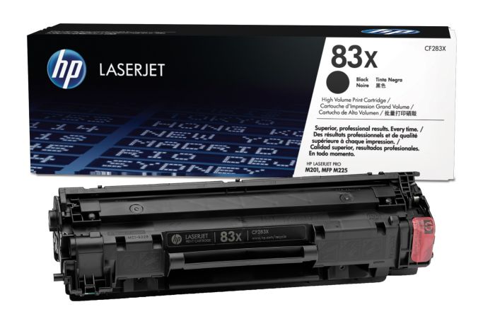 HP 83X High Capacity Black Toner Cartridge - (CF283X)