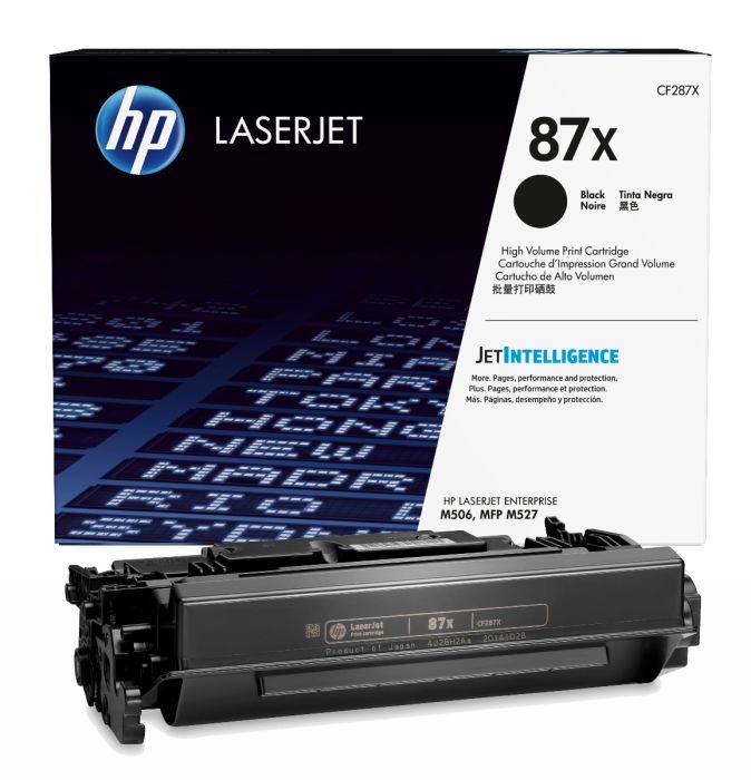 HP 87X High Capacity Black Toner Cartridge - (CF287X)