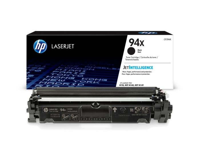 HP 94X High Capacity Black Toner Cartridge - (CF294X)