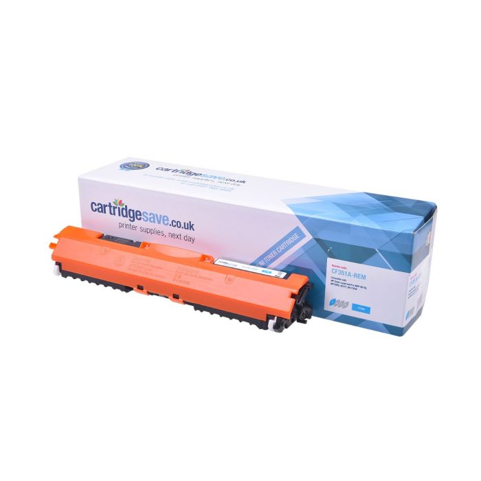 Compatible HP 130A Cyan Toner Cartridge - CF351A)