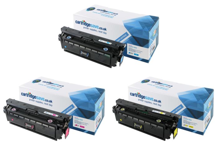 Compatible HP 508X High Capacity 3 Colour Toner Cartridge Multipack