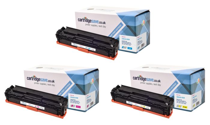 Compatible HP 125A 3 Colour Toner Cartridge Multipack - (CF373AM)