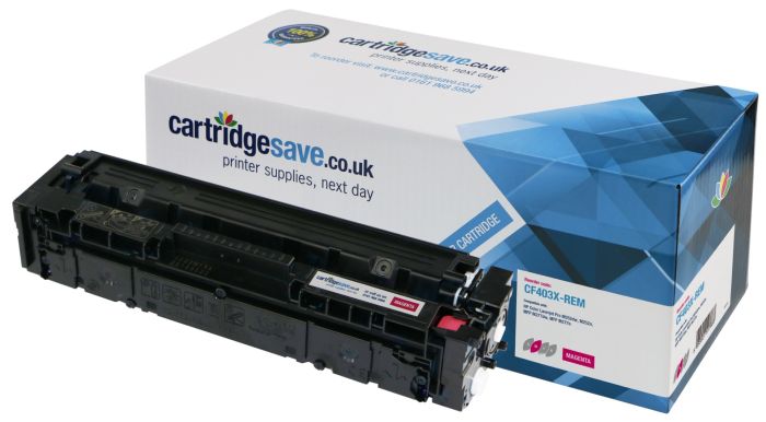 Compatible HP 201X High Capacity Magenta Toner Cartridge - (CF403X)