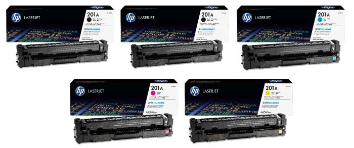 HP 201A 5 Colour Toner Cartridge Multipack