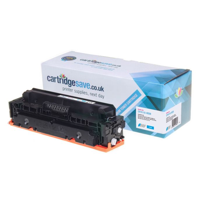 Compatible HP 410X High Capacity Cyan Toner Cartridge - (CF411X)