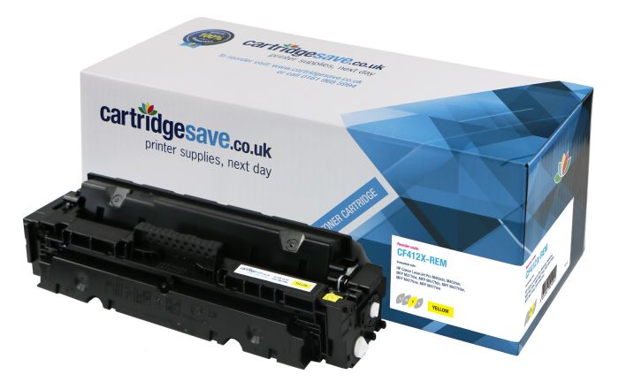 Compatible HP 410X High Capacity Yellow Toner Cartridge - (CF412X)