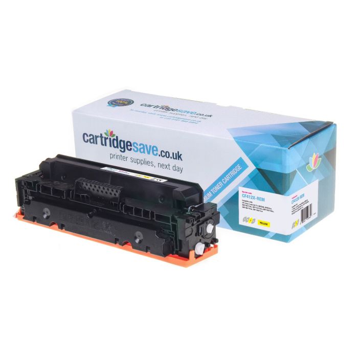 Compatible HP 410X High Capacity Yellow Toner Cartridge - (CF412X)