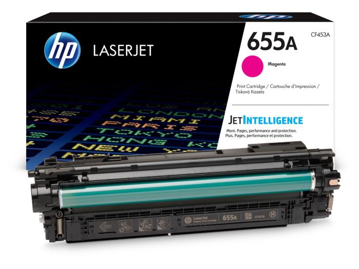 HP 655A Magenta Toner Cartridge - (CF453A)