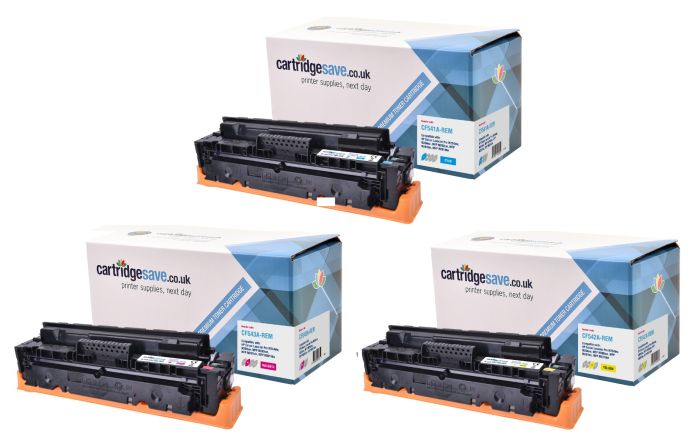 Compatible HP 203A 3 Colour Toner Cartridge Multipack