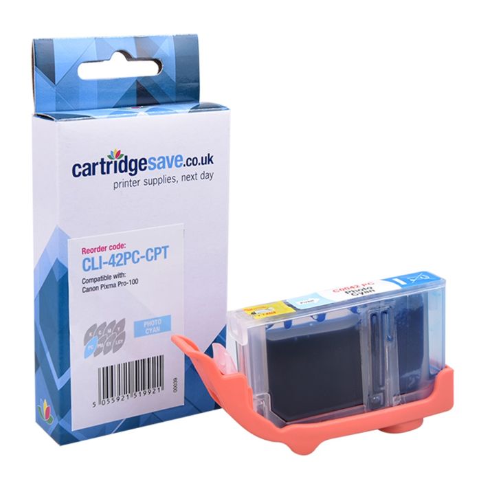 Compatible Canon CLI-42PC Photo Cyan Ink Cartridge - (6388B001)