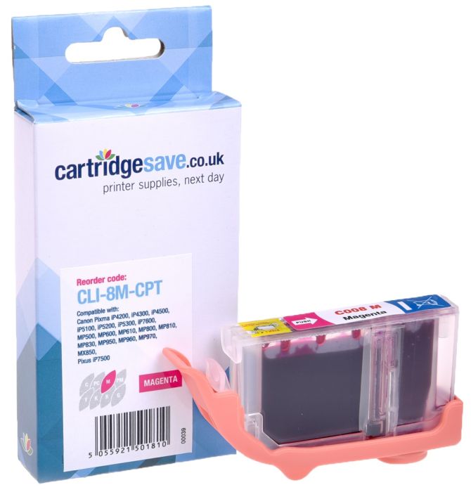 Compatible Canon CLI-8M Magenta Printer Cartridge - (0622B001)